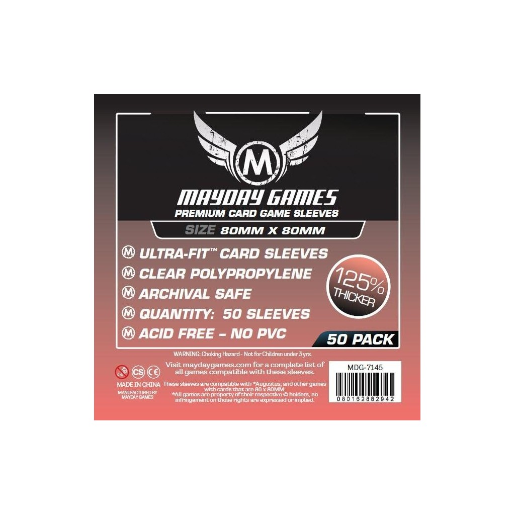 Mayday - Medium Square Sleeves - Premium - 80x80mm - 50p