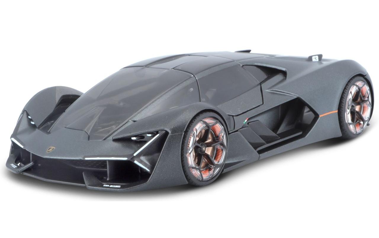 Lamborghini Terzo Milennio Grau 1:24Sammlermodell im Massstab 1:24