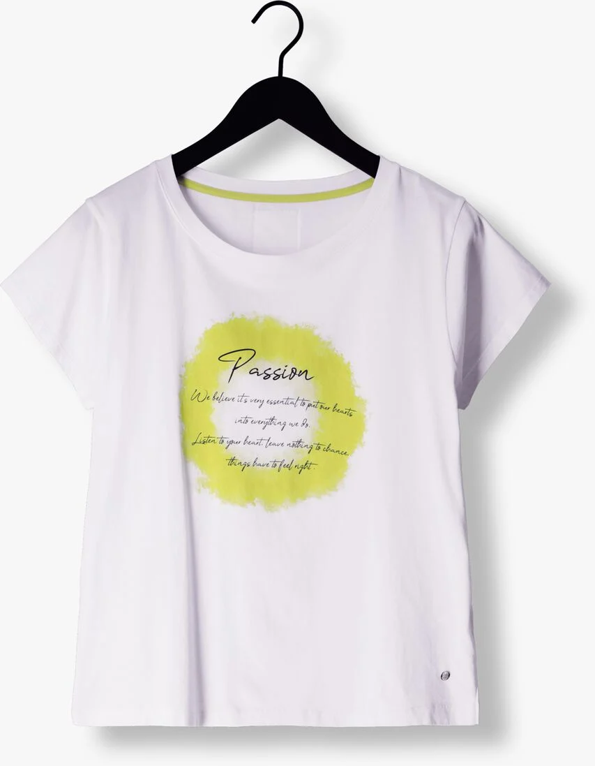 MOS MOSH witte mos mosh t-shirt misty o-ss tee