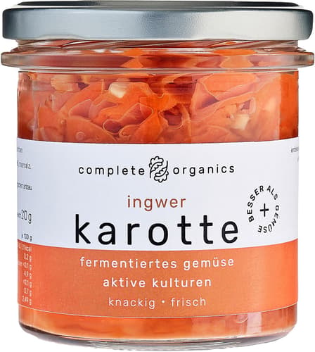 Complete Organics BIO ingwer karotte