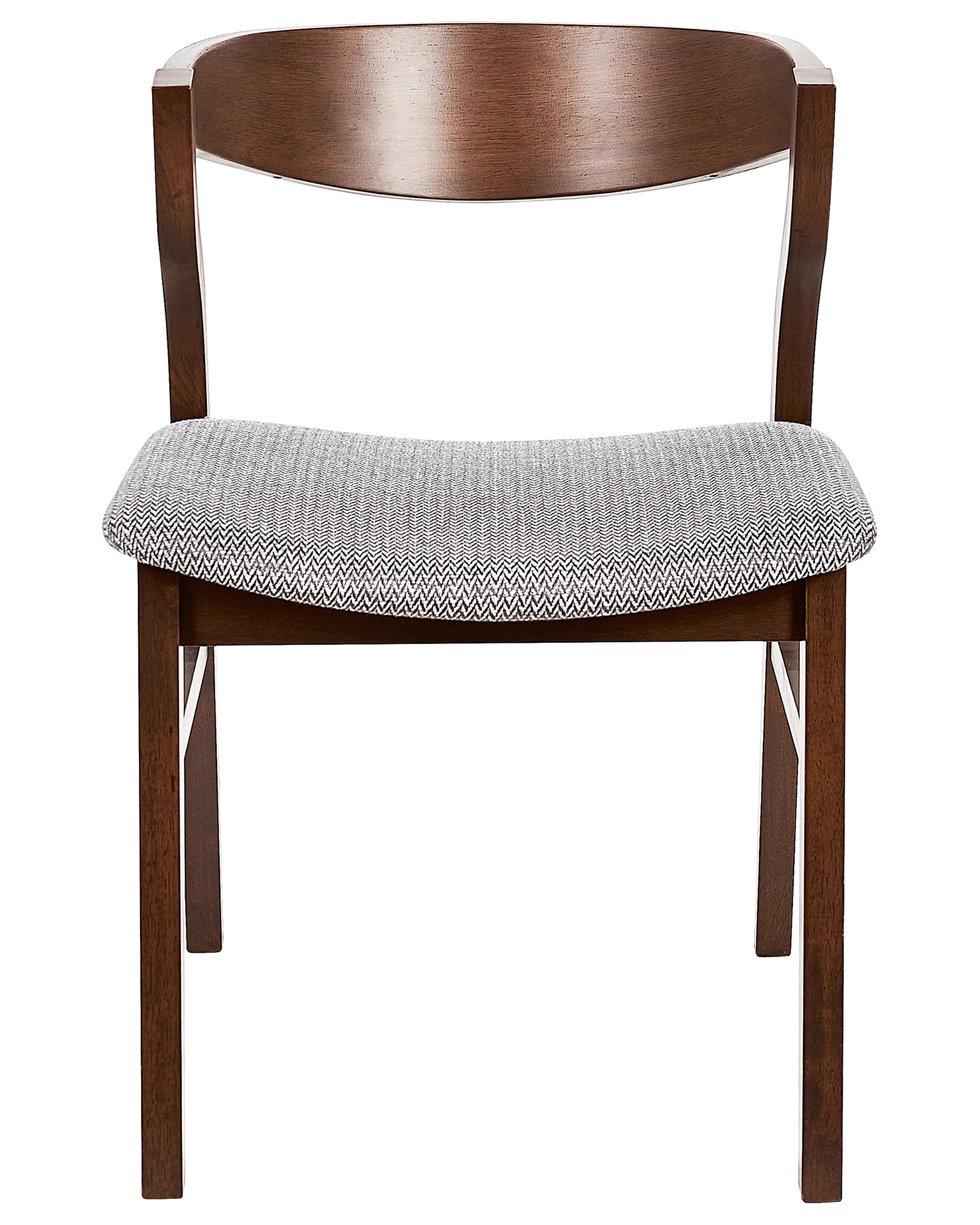 Set van 2 eetkamerstoelen MAROA Hout Lichtgrijs