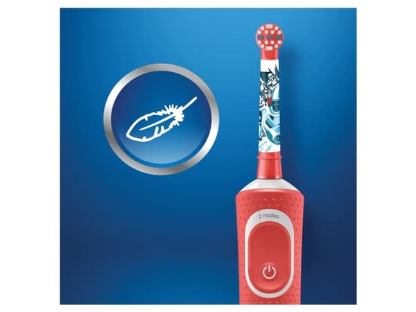 Oral-B Vitality D100.413 Kids Lightyear D100.413.2K Elektrisk børnetandbørste Roterende/oscilierende Hvid, Violet
