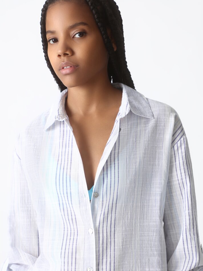 Caftan longo - Azul