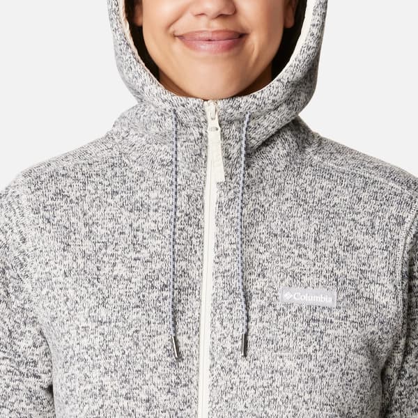 Veste polaire randonnée COLUMBIA SWEATER WEATHER SHERPA FULL ZIP W CHALK HEATHER