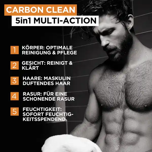 Pure Carbon Duschgel 5in1