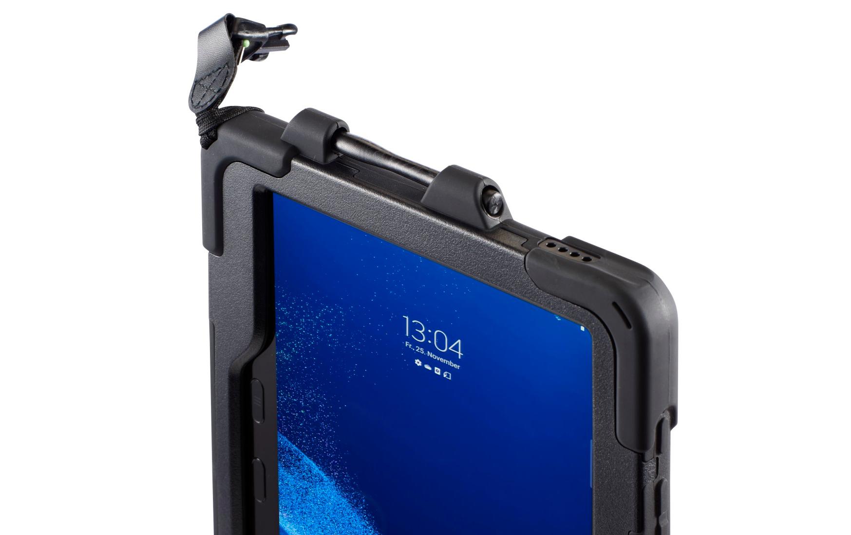Tablet Book Cover Rugged Galaxy Tab Active4 Pro SchwarzTablet-Klappcover mit Alarmfunktion für das Galaxy Tab Active4 Pro