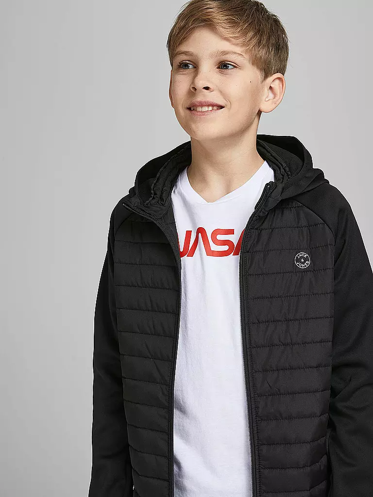 JACK & JONES Jungen Jacke JJEMULTI schwarz