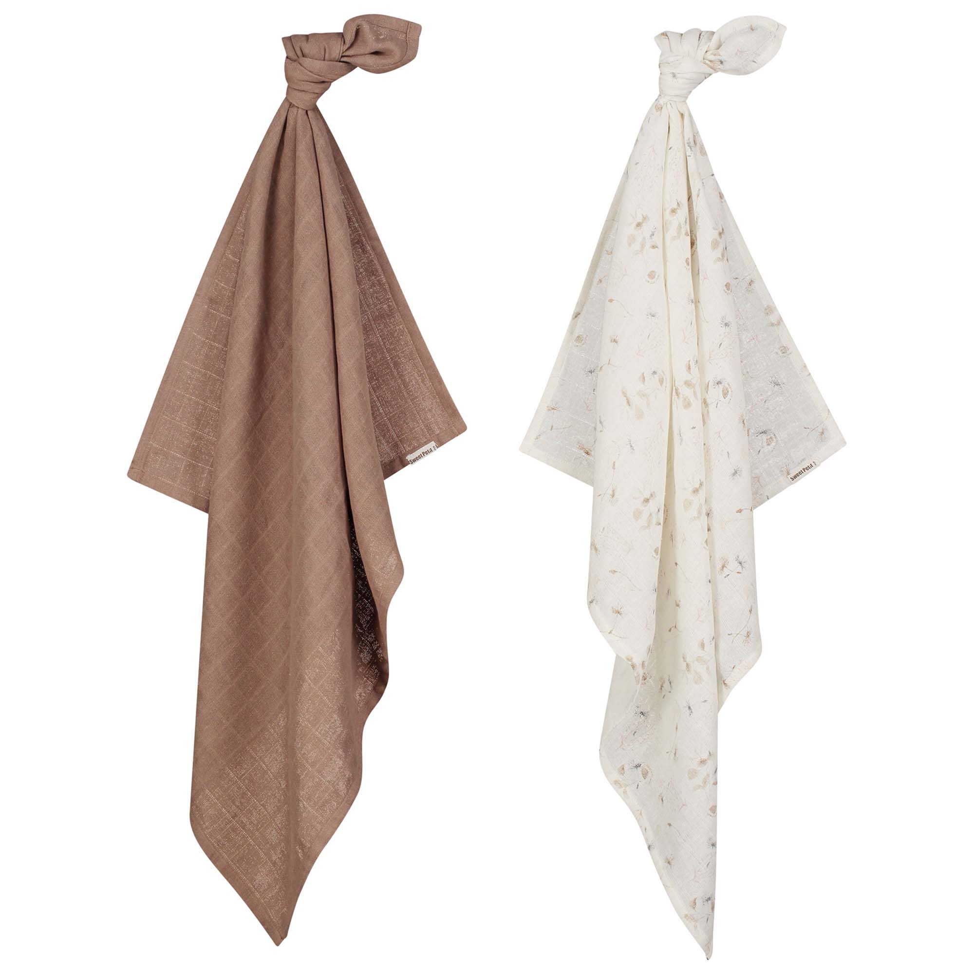 Sweet Petit Mini hydrofiele luiers 2 stuks  wit