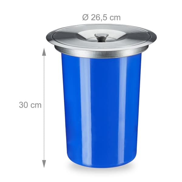 Avfallsbeholder for benkeplate 8 liter