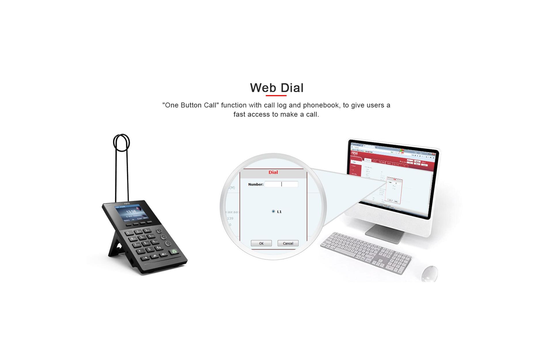 Tischtelefon X2P SchwarzCall Center Telefon
