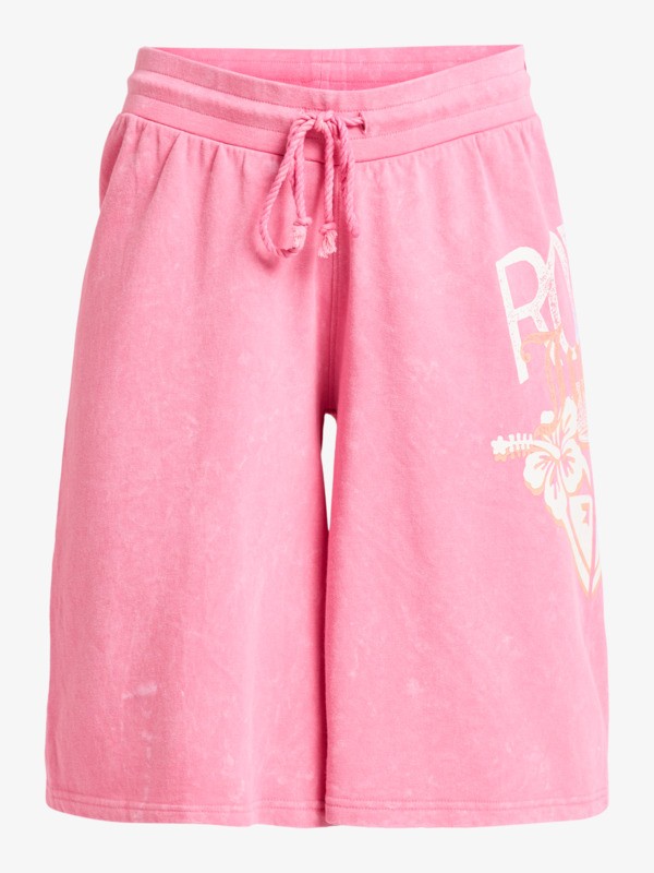 Roxy X Juicy Couture Short taille élastique Rose Femme
