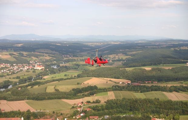 Tragschrauber-Rundflug ab Weiden in der Oberpfalz als Geschenk