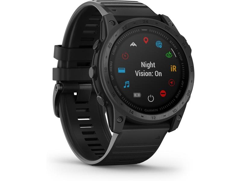 GARMIN Sportuhr Tactix 7 Sapphire Standard, Schwarz/Schwarz GPS-Multisport Smartwatch