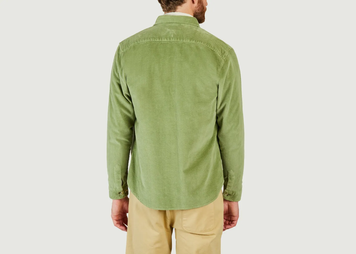Surchemise En Twill Cuisse de Grenouille