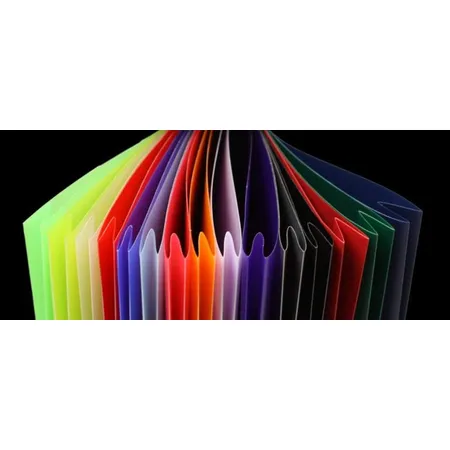 FLVG Schnellhefter DIN 4, 15 Stück - 10 transparent, 5 blickdicht Sonderedition Onkel Schwerdt