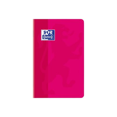 Oxford - Carnet 11 x 17 cm - 96 pages - petits carreaux (5x5 mm) - disponible dans différentes couleurs