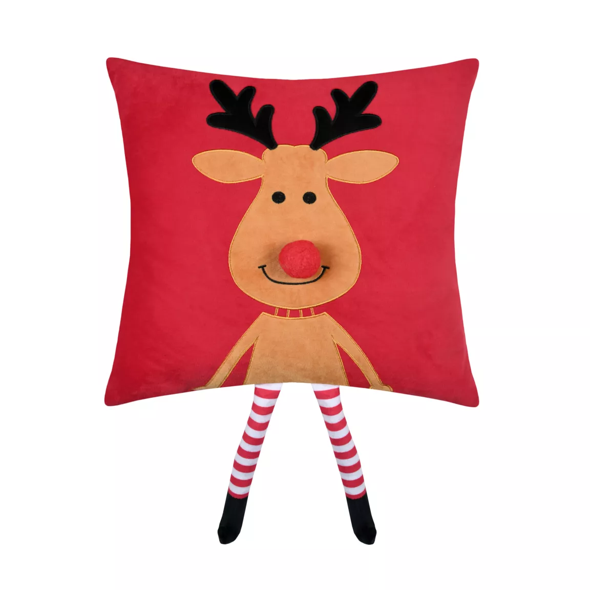 Coussin de Noël carré velours (45 x 45 cm) Edgard Renne Caramel