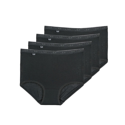 Sloggi  - BASIC+ MAXI PACK X4 - Noir