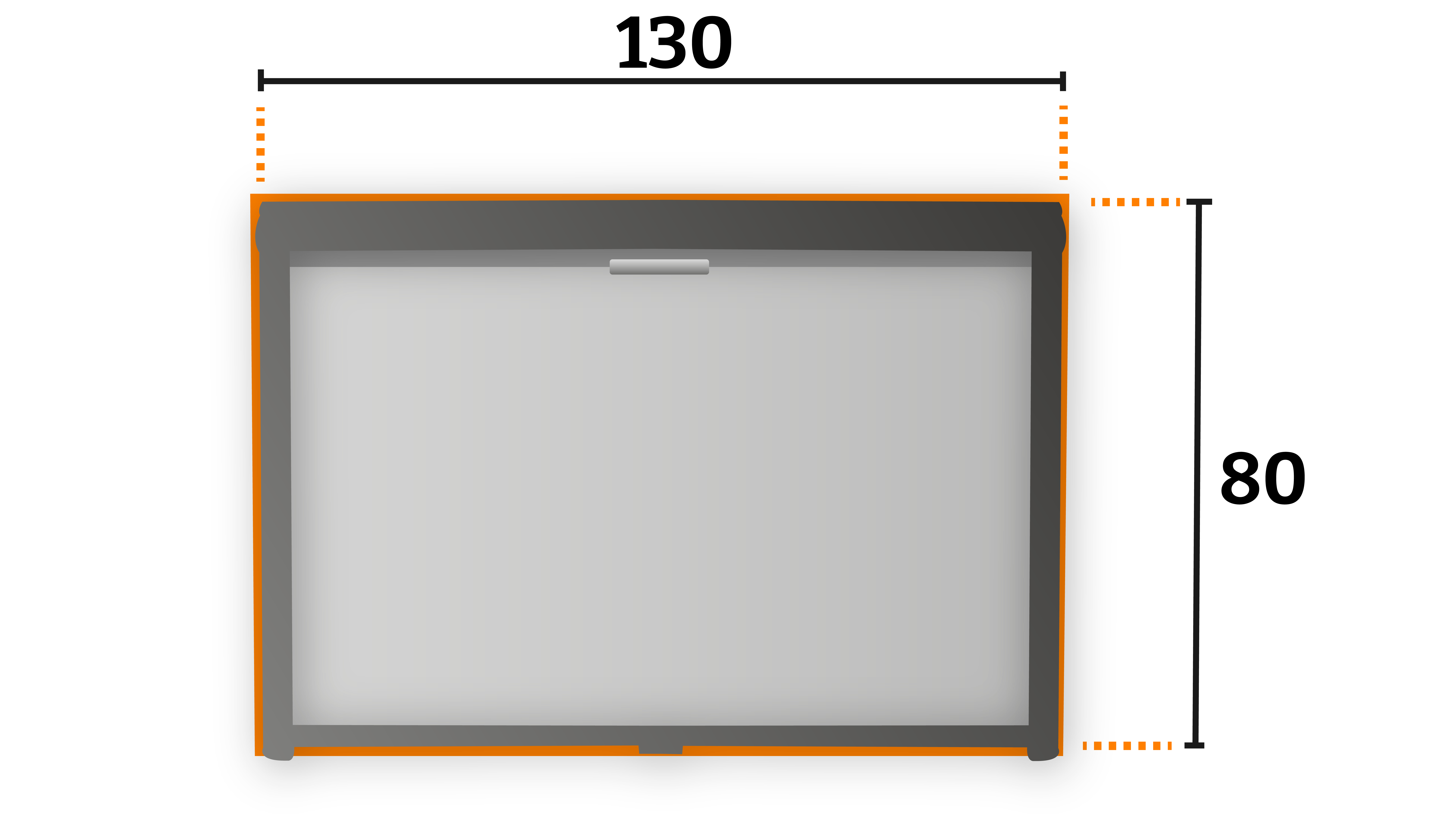 Tweedekans Obelink Velum combirollo grey - 130 x 80 cm
