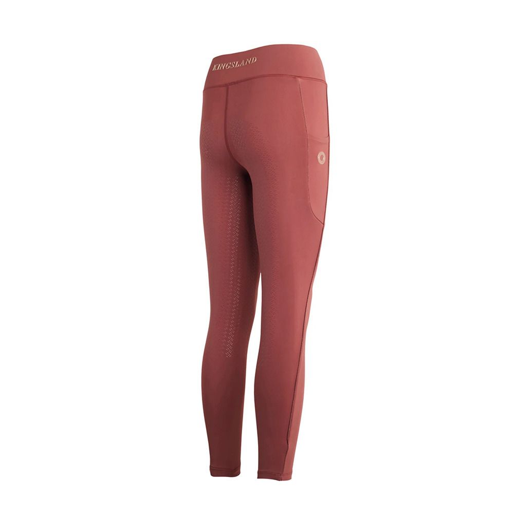 Kingsland KLKATINKA F-TEC2 F-GRIP - Legging fond de peau siliconé Femme brown hot chocolate