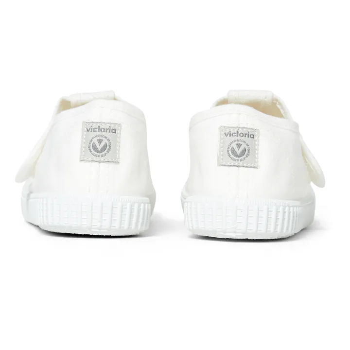 Victoria Baskets Scratchs Sandalia Tira Lona | Blanc
