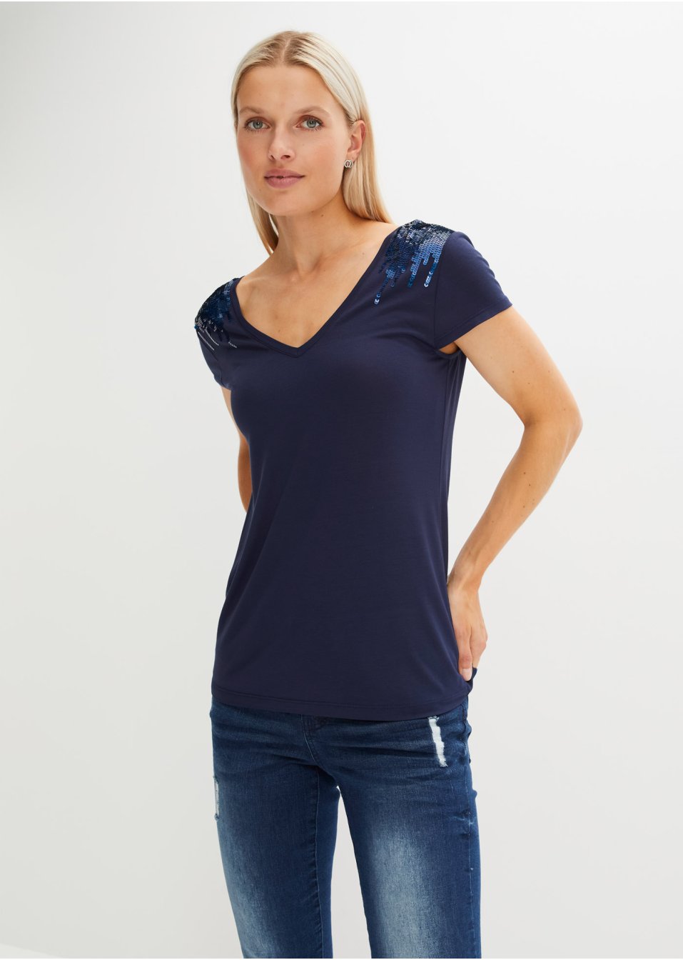 T-shirt avec sequins
