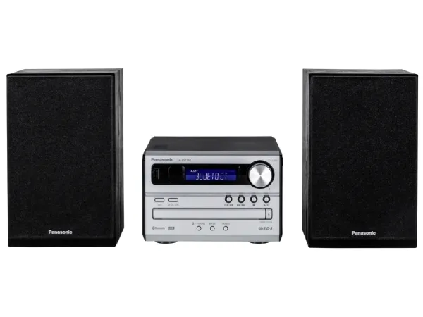 Panasonic SC-PM250 - Mikrosystem - 20 Watt (Total) - sølv