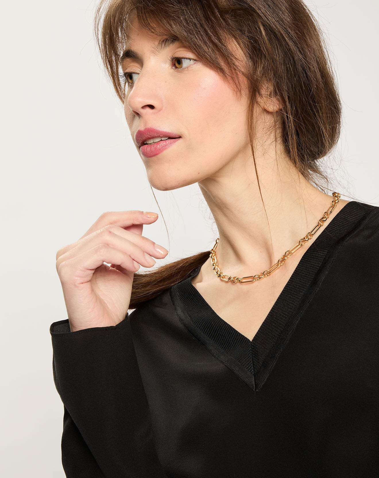 Zapa Blouse 100% Soie Teodore noire