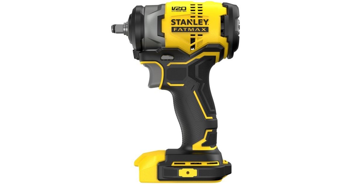StanleyFATMAX 20V 18V BL Slagmoersleutel  (Geel/zwart, Zonder accu en oplader)