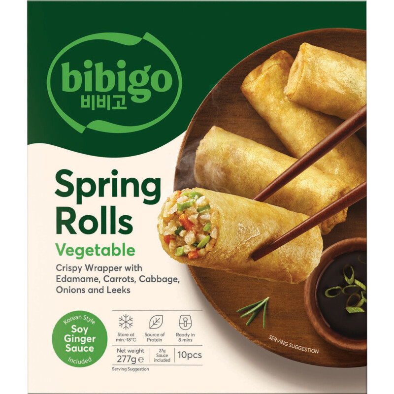 Bibigo Spring roll vegetables