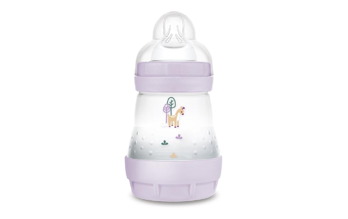 Kunststoffflasche Easy Start Lila 160 mlAnti-Kolik-Flasche für Neugeborene