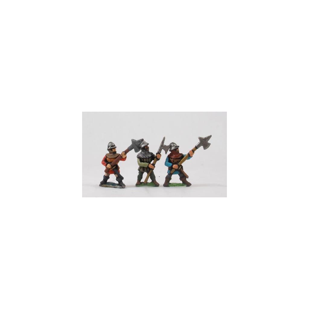 Hussite, German or Bohemian 1380-1450: Halberdiers