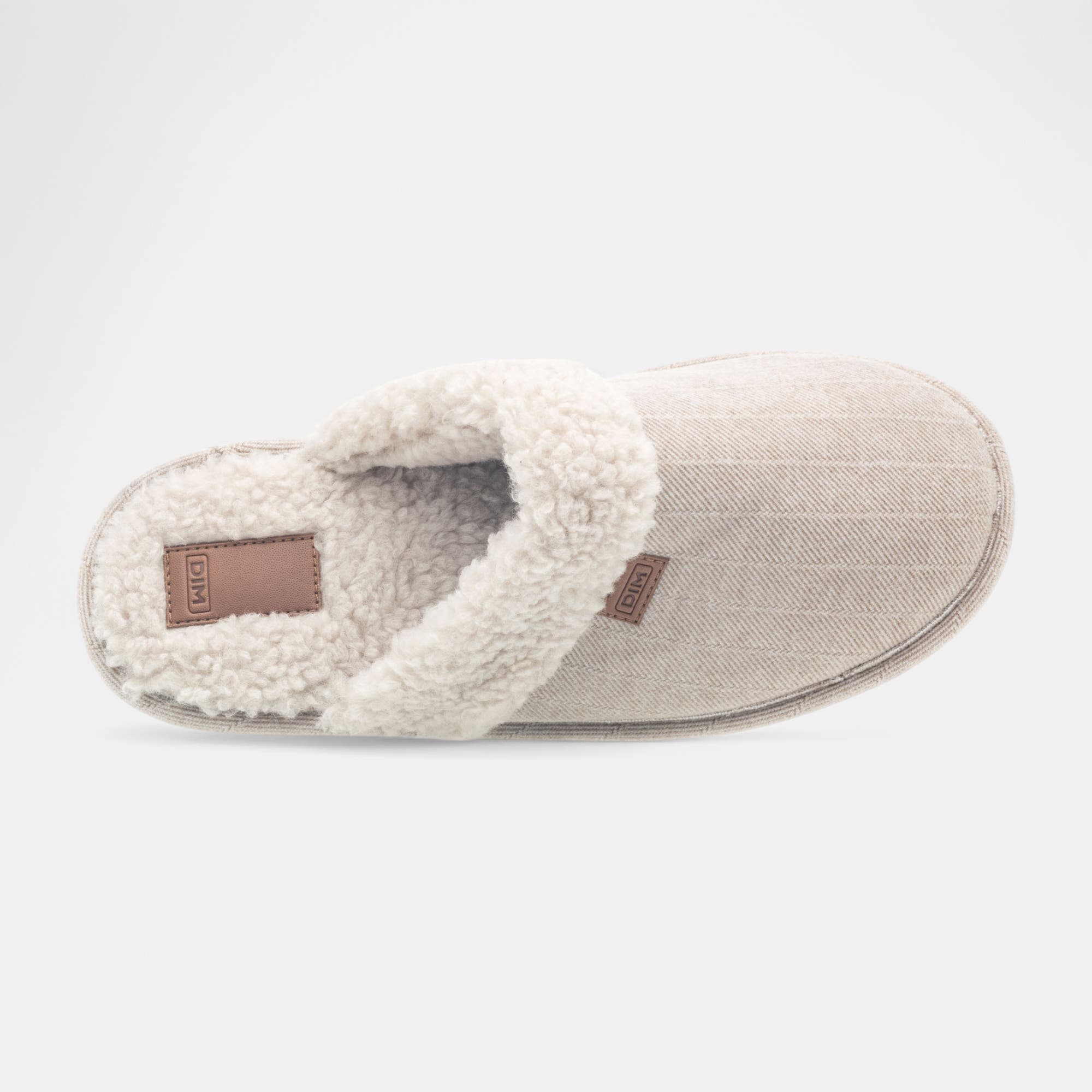 Pantoufles mules Femme beige