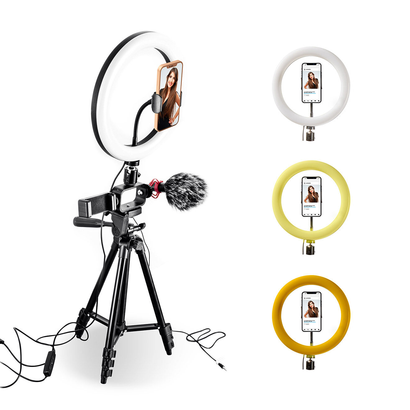 WI-LIGHT Kit Vlogging  livestreaming 550 noir