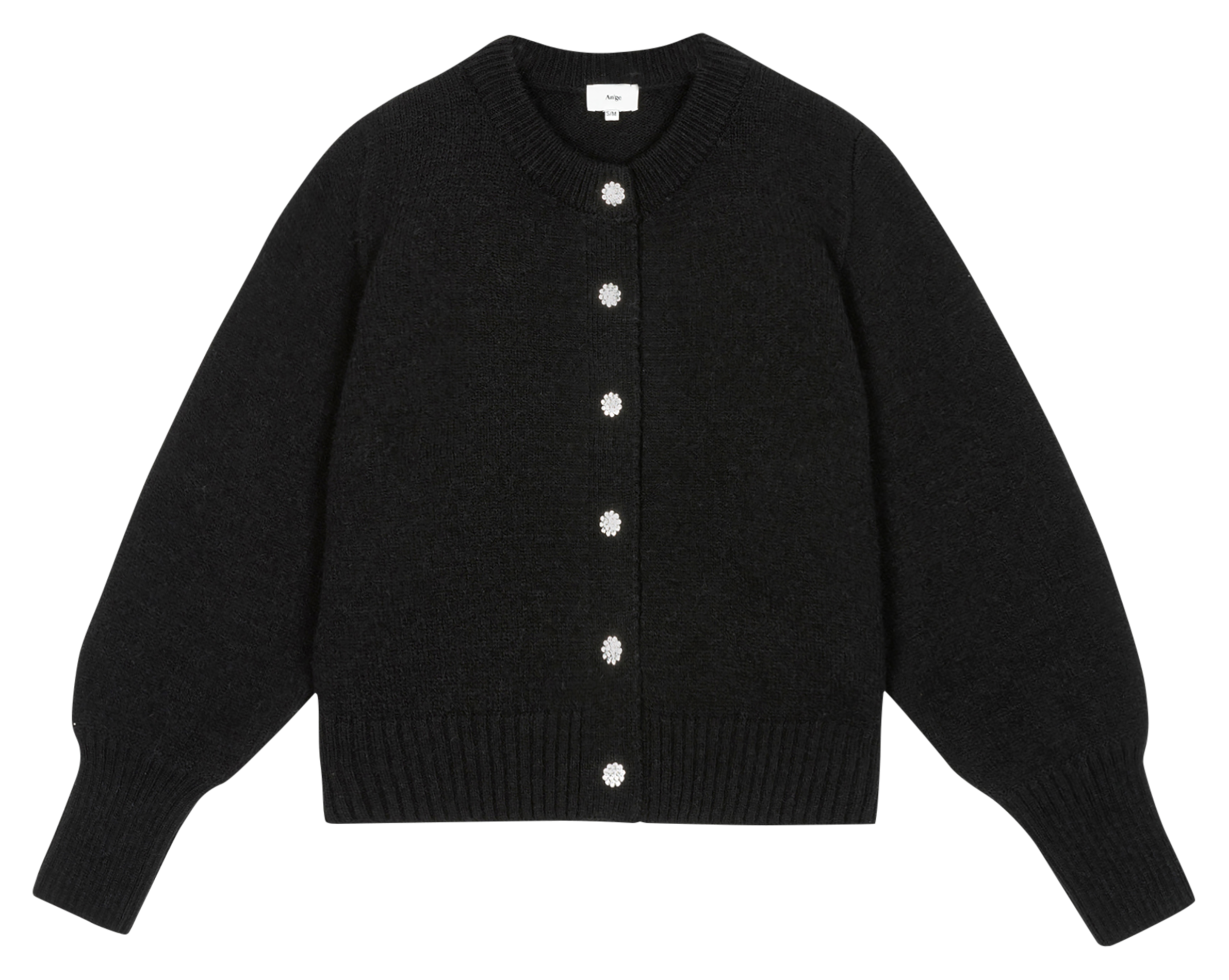 VELICIA - Cardigan col rond | Marron