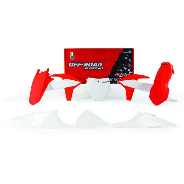 RTECHMX - Kit plastique KTM SX/SXF/XC/XC-F (2018-2022) - RKITKTMOEM600 Blanc / Rouge