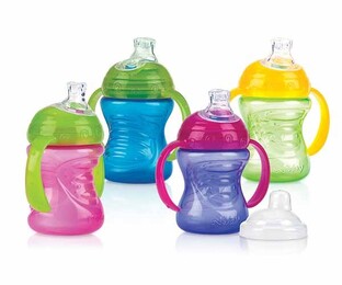 Nuby Swirl Antilekbeker 6m  240ML