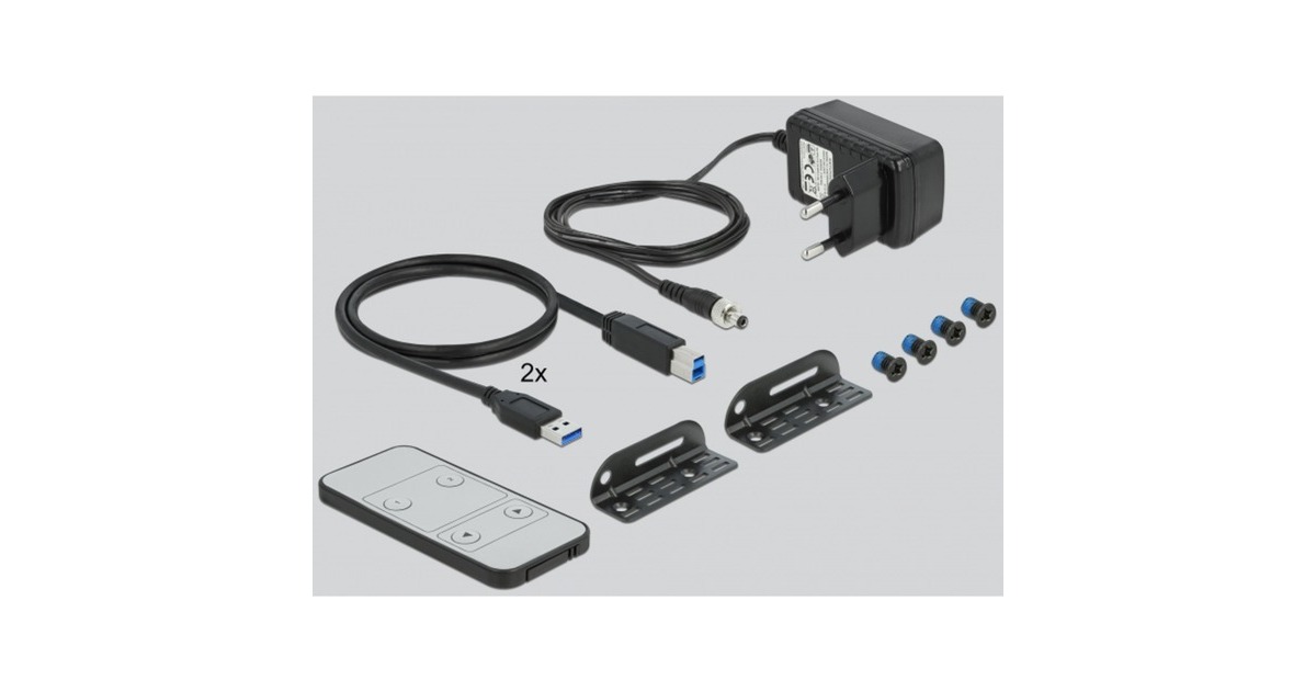 DeLOCKDisplayPort 1.4 KVM Switch 8K 30Hz met USB 3.0 en Audio kvm-switch