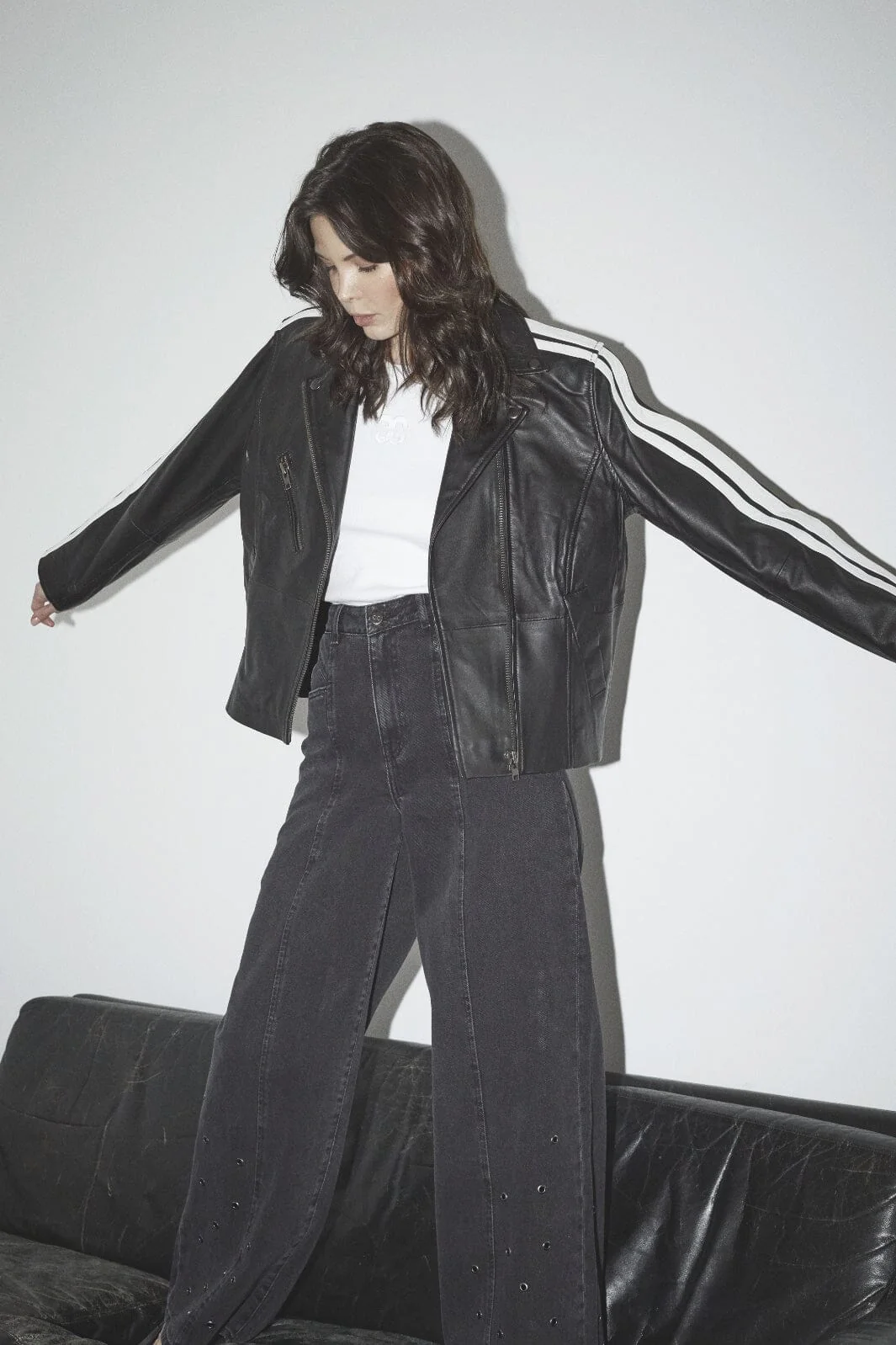 Co´couture Phoebecc Leather Race Jacket 30336