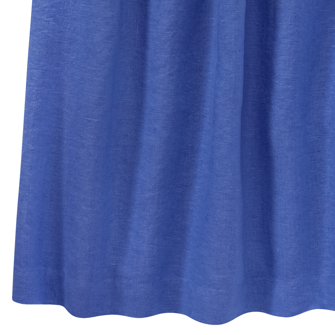 Jonas Nielsen Mädchen Leinen-Kleid mit kurzen Ärmeln königsblau