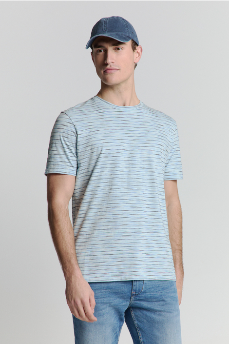 NO-EXCESS blauwe heren t-shirt