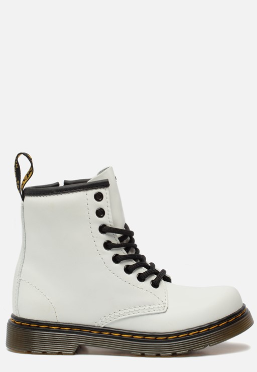 Dr. Martens Juniors Veterboots wit Leer