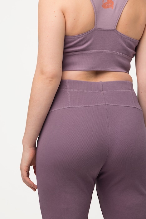 Yoga-Radler, Rippjersey, Slim, Biobaumwolle