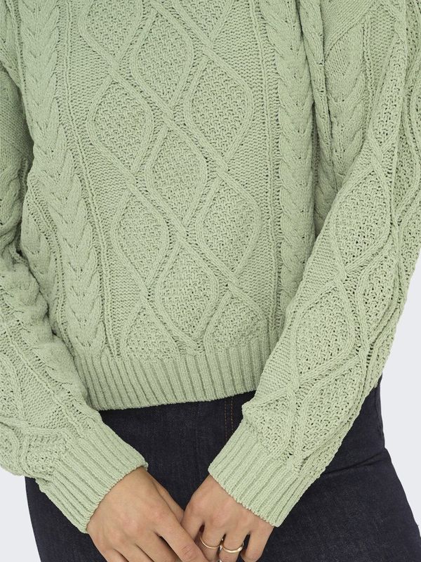 Onlelly - Gebreide Pullover - O-hals - Lange Mouwen - Regular Fit