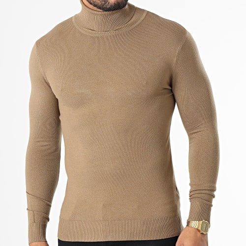 Pull Col Roulé LD-690018 Camel