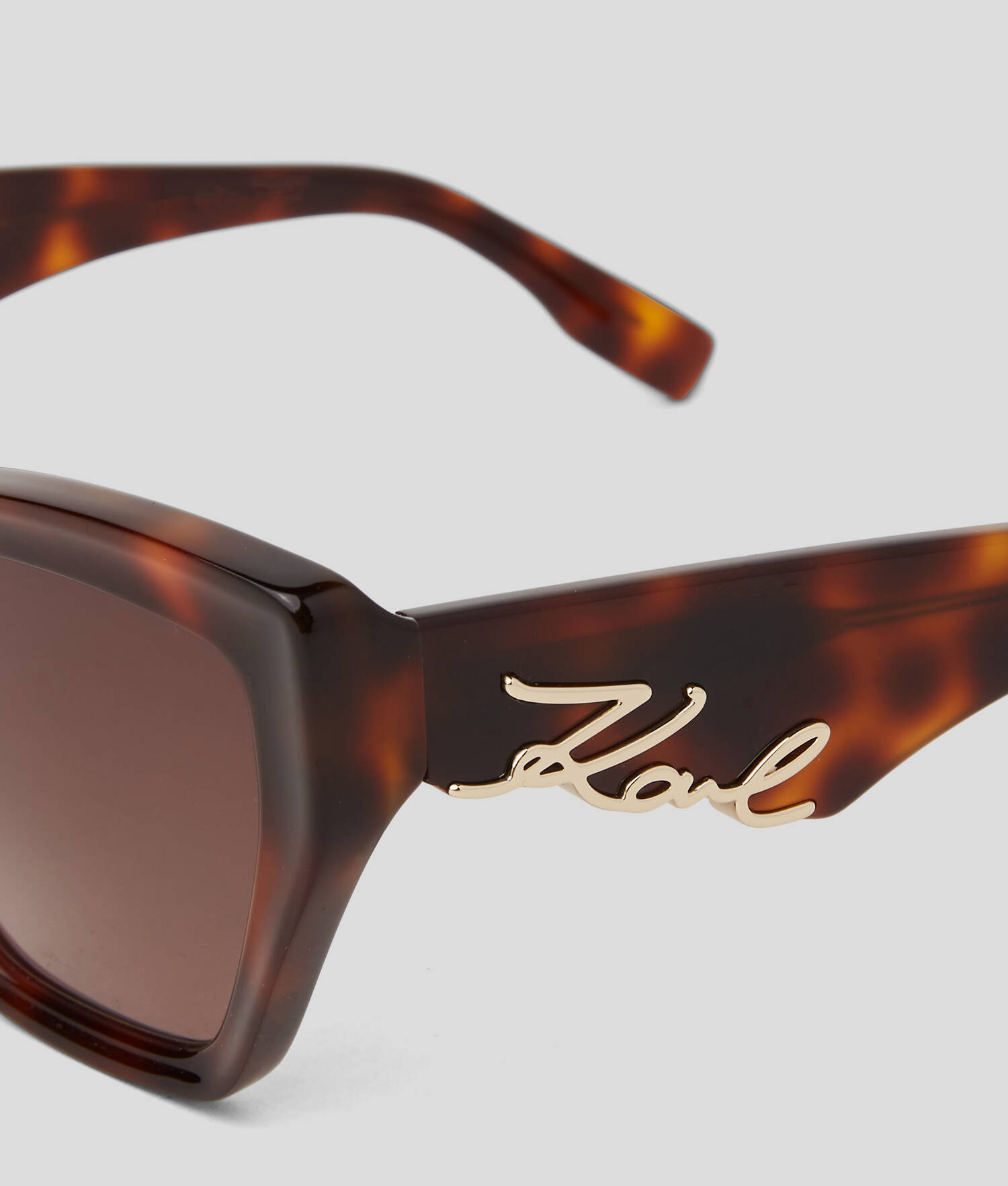 LUNETTES DE SOLEIL AVEC LOGO DÉCOUPÉ KARL SIGNATURE - Tortue