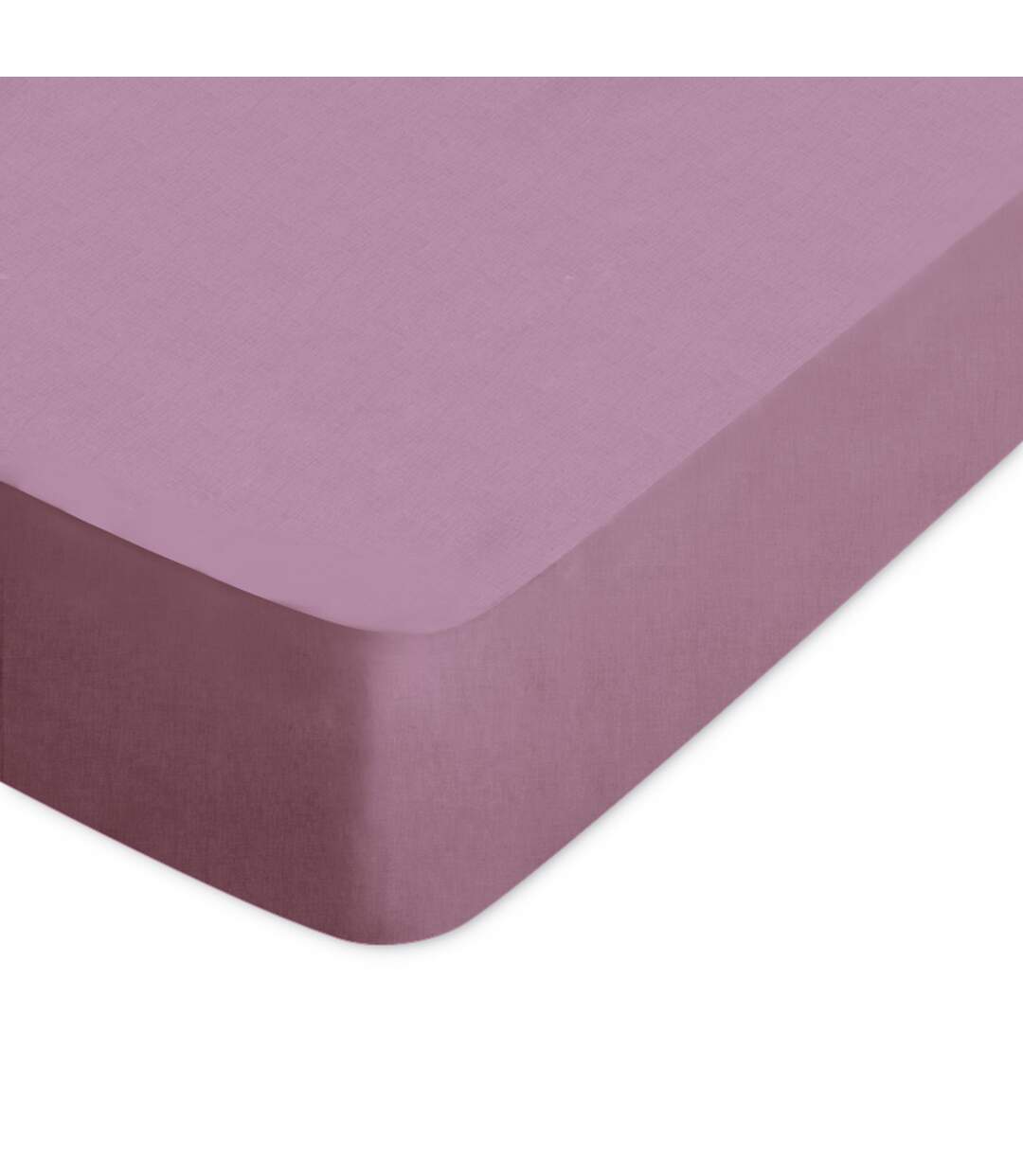 Drap housse uni 140x190 cm coton ALTO Raisin