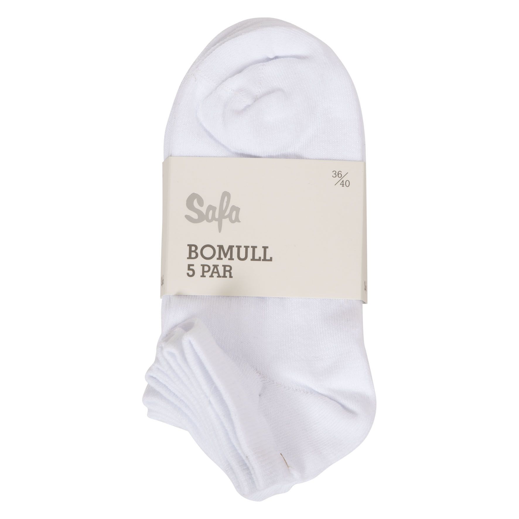 Bomullsokker 5pk