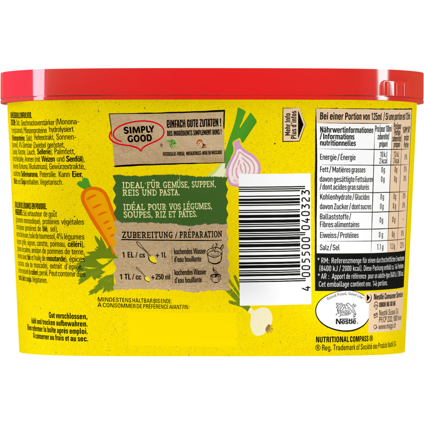 Maggi Gemüse Bouillon Pulver