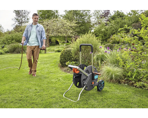 GARDENA CleverRoll L Easy slangenwagen, antraciet